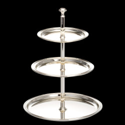 3-Tier Etagere Silver Plated