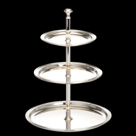 3-Tier Etagere Silver Plated