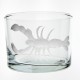 Verre droit bas Homard 120 ml H 6 cm D 8,5 cm