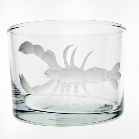 Verre droit bas Homard