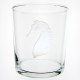 Verre droit haut Hippocampe 240 ml H 9,2 cm D 9 cm