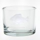 Verre droit bas Poisson St Pierre 120 ml H 6 cm D 8,5 cm