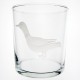 Verre droit haut Canard 240 ml H 9,2 cm D 9 cm