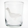 Tall straight glass Duck