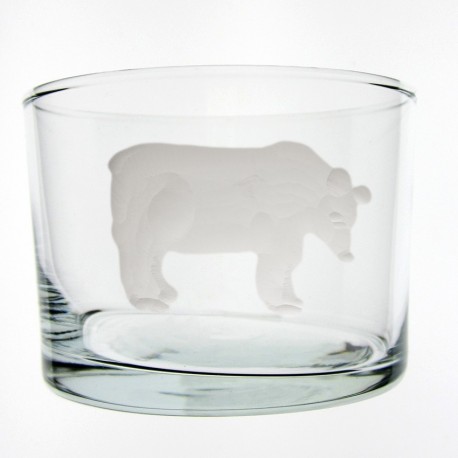 Verre droit bas Ours