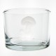 Verre droit bas Cèpes 120 ml H 6 cm D 8,5 cm