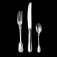 Dessert fork "Filet Ancien" silverplated