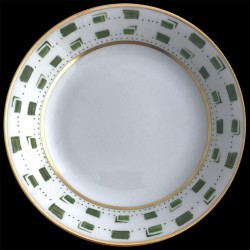 Assiette de présentation D 30 cm Royal Limoges collection La Bocca Vert