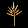 Gilded wheat leaf ornament