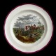 Assiette table en faience, chasse d'après Herring