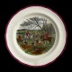 Assiette table en faience, chasse d'après Herring