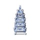 Grand vase tulipier bleu