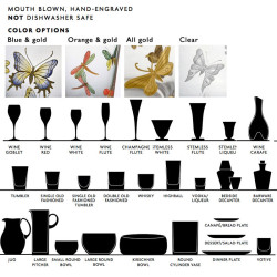 Verre à pied GM Flyfusion Bleu
