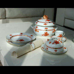 Plat long ovale 36cm Apponyi Herend