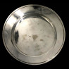 Plat de présentation 35 cm CGT  paquebot Normandie design Luc Lanel 1ère classe métal argenté