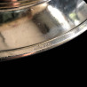 Plat de présentation 35 cm CGT  paquebot Normandie design Luc Lanel 1ère classe métal argenté