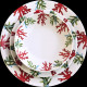 Assiette de table porcelaine Corail