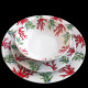 Assiette calotte porcelaine Corail