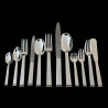 Art déco Sterling flatware service, Commodore pattern CARDEILHAC