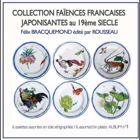 Coffret de 6 assiettes différentes N°1