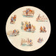 12 illustrated dinner plates Don Quixote in Lunéville earthenware