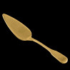 Cake server in golden stone washed steel