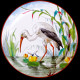 Tin box of 6 tin plates "The Birds" Buffon collection