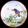 Decorative tin plate "The Birds" Kingfisher