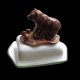 Bear, butter dish