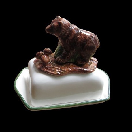 Bear, butter dish