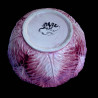 Majolica green cabbage salad bowl