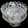 paire coupe en cristal baccarat XIXème D 18 cm