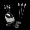 Set of cocktail picks Pewter Accorn