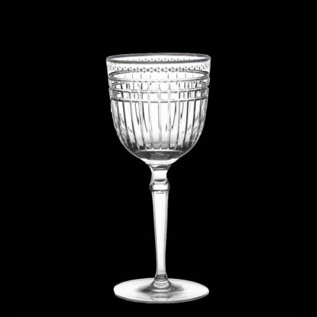 Platinum Cut Crystal Water glass