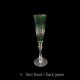 Cut Crystal Champagne flute