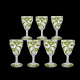 "Mistletoe" Shot glass Edmond Lachenal