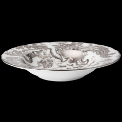 Royal Crown Derby Aves Platinum Soup plate