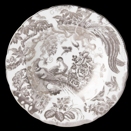 Assiette creuse porcelaine Royal Crown Derby Platine