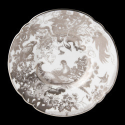 Royal Crown Derby Aves Platinum Saucer