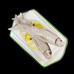 Beurrier faience Citrons