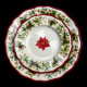 Majolica Christmas Tree dessert plate Red nose