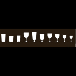Water tumbler crystal collection n°4
