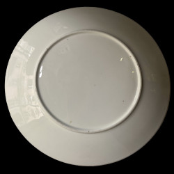 Assiette à dessert Christopher Dresser Minton 1876 Aesthetic Movement fond jaune