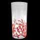 Verre haut corail buisson