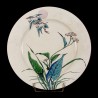 Two storks & Moon plate D 25,5 cm