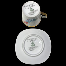Tasse à café avec sous-tasse en porcelaine Dali N° 520