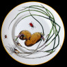Assiette de table Légumes Creil & Montereau XIXe siècle