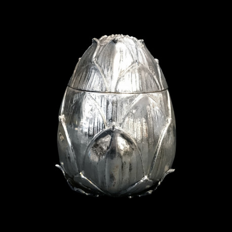 Artichoke Ice Bucket Designed by Mauro Manetti, Silver Plated, circa 1970