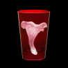 Verre tumbler en cristal Mushrooms