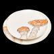 Dessert plate Parasol mushroom